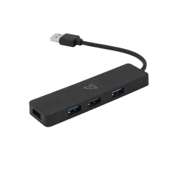 Carte Son Externe avec Prise Jack 3,5 mm pour Casque et contrôle du Volume  USB Hub 3 Ports Hub USB avec Adaptateur Audio pour Ordinateur Portable Mac