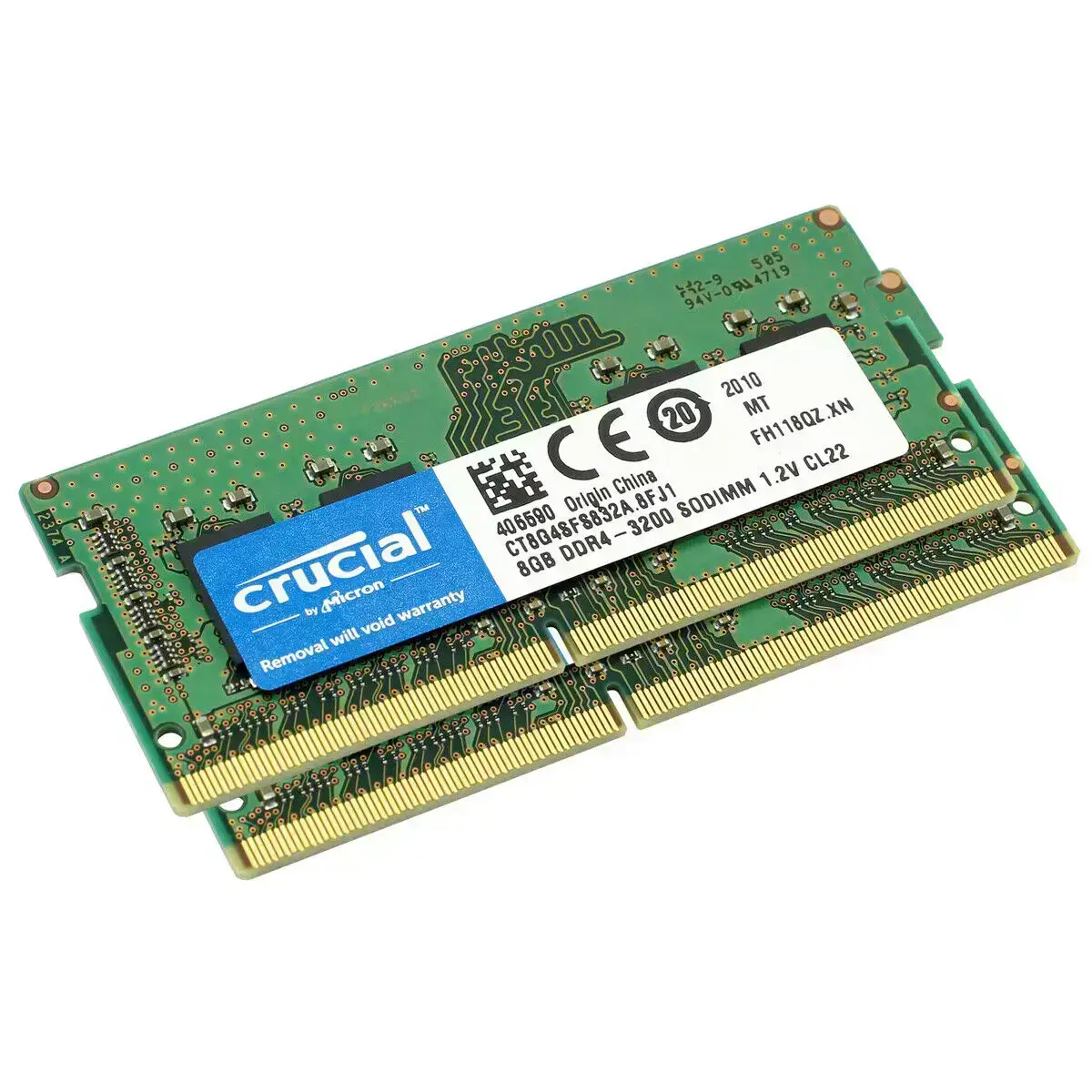 Barrette RAM pour PC portable Crucial RAM 8Go DDR4 3200MHz CL22