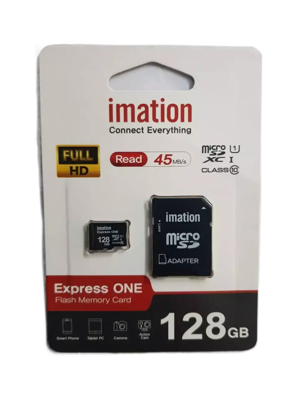 Carte mémoire micro SD 128Go + ADAPTATEUR IMATION