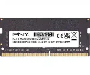 Barrette Mémoire PNY DDR4 8Go 3200MHz Sodimm