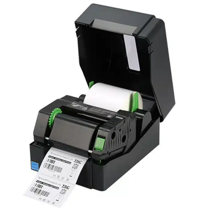Imprimante D'Étiquettes Thermique Tsc Te200 Usb 2 Imprimante Detiquettes A Transfert Thermique Direct De Bureau Tsc Te200 Noir 1