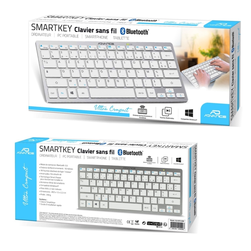 Clavier Sans Fil Advance Bt210 Bluetooth – Image 2