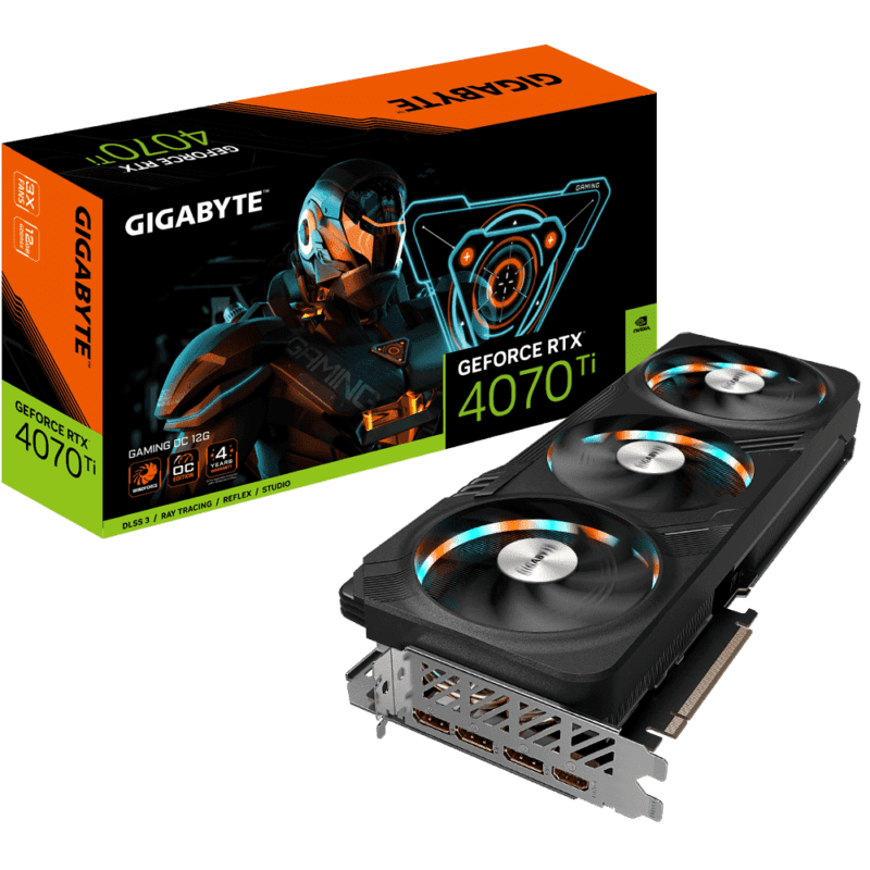 Carte Graphique Gigabyte Rtx 4070 Ti Gaming Oc 12 Go