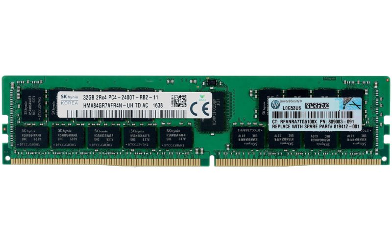 Barette Mémoire Hpe 32 Go Ddr4 2400Mhz Pour Serveur