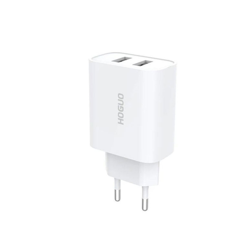 Chargeur Hoguo 2.4A Dual Micro Usb (E02-M)