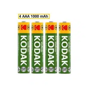 Pack Deux Piles Rechargeable Aaa 1000Mah Kodak 2 Piles Rechargeables Aaa 1000Mah