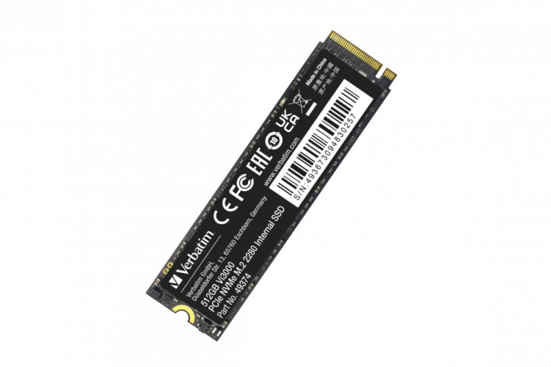 Disque Ssd Verbatim Vi3000 512 Go Nvme Pcie M.2