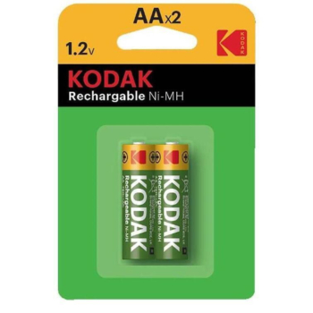 Pack deux Piles Kodak Rechargable HR6 AA 2600 mAh