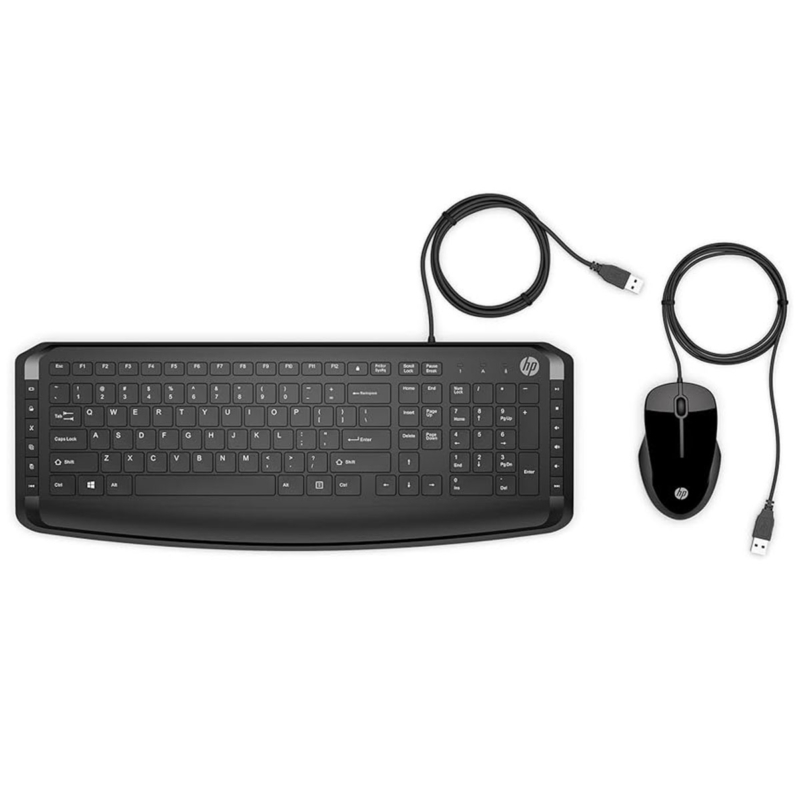 Ensemble Clavier Et Souris Bureautique Usb Hp 200 (9Df28Aa)