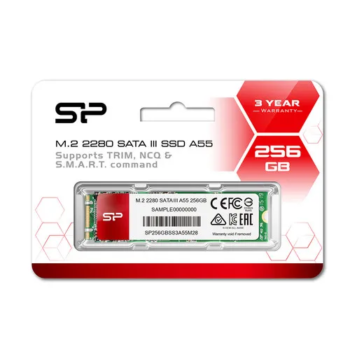 Silicon Power 256GB M 2 Sata SSD A55