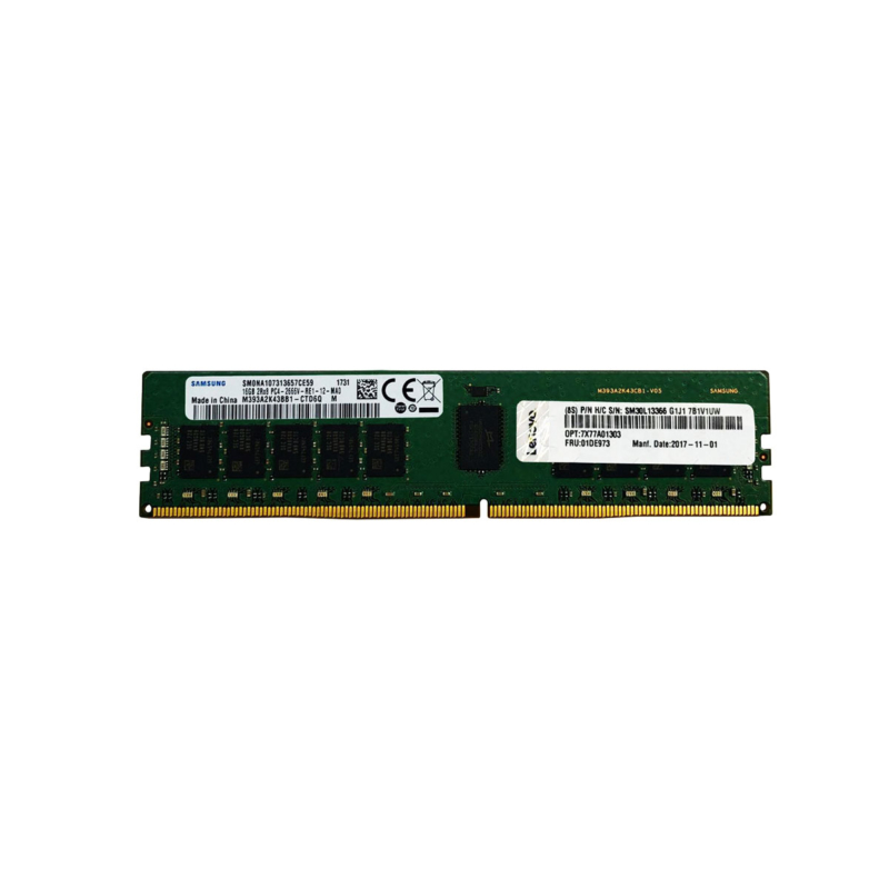 Barrette Mémoire Lenovo Thinksystem 16 Go Truddr4 2933 Mhz