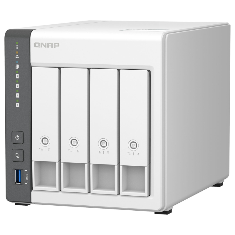 Serveur Nas Qnap Quad-Core Arm Cortex-A55 (Ts-433-4G)