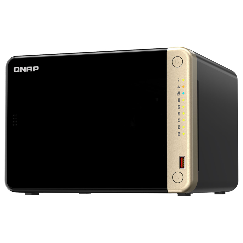 Serveur Nas Qnap 6 Baies Avec 8 Go N5095 (Ts-664-8G)