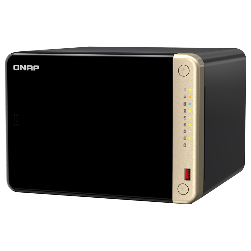 Serveur Nas Qnap 6 Baies Avec 8 Go N5095 (Ts-664-8G)