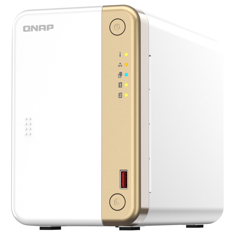 Serveur Nas Qnap 2 Baies Avec 4 G Dual-Core N4505 (Ts-262-4G)