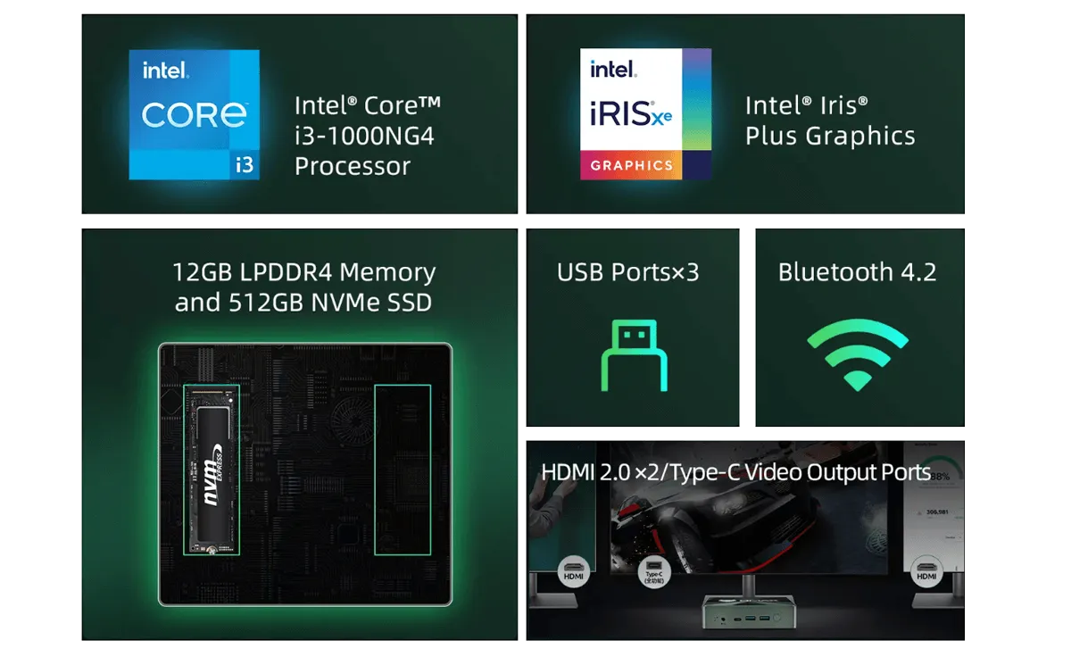 Bmax B6 Plus Intel I3-1000Ng4 Bmax B6 Plus Intel I3-1000Ng4