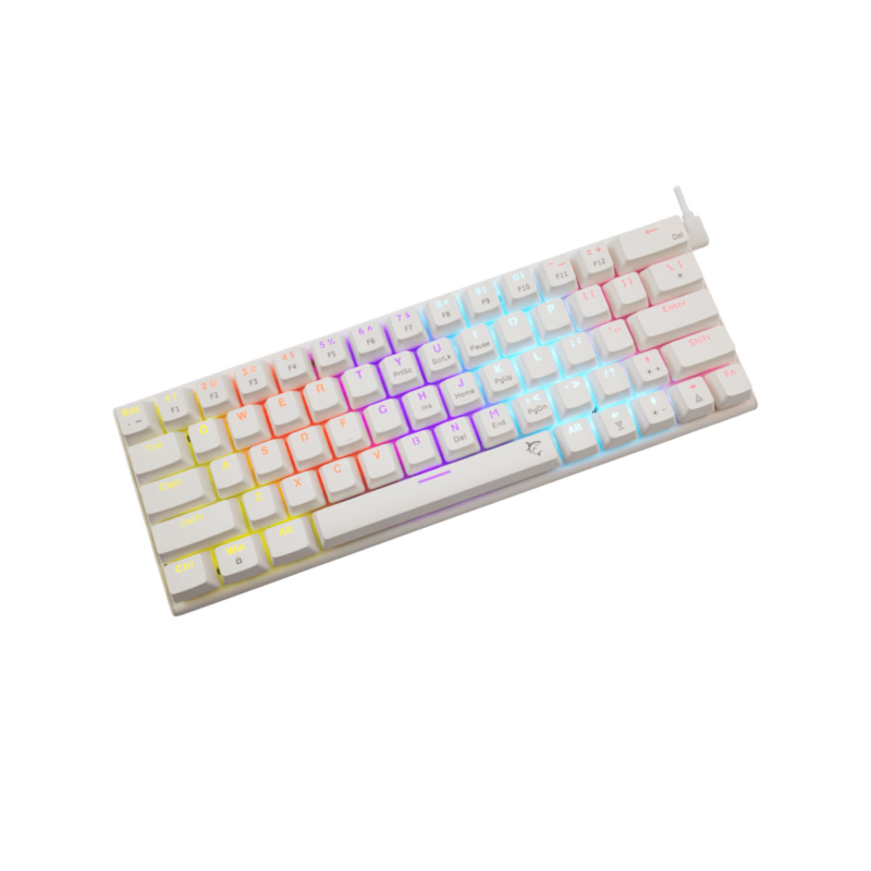 Clavier Gamer Rgb White Shark Wakizashi Blanc (Gk-002221W)