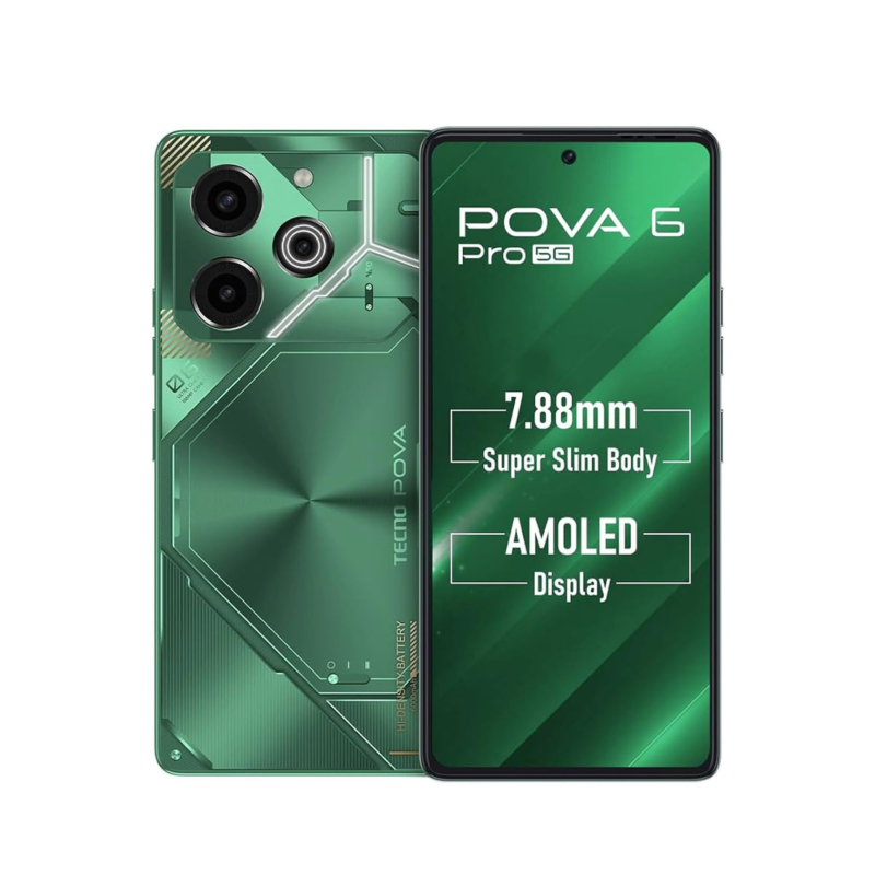 Smartphone Tecno Pova 6 Pro 5G 12Go 256Go Vert