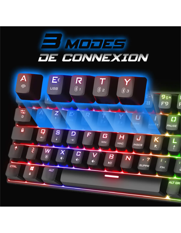 Clavier Gamer Sans Fil Spirit Of Gamer Xpert K200 Noir 4 Spirit Of Gamer Xpert K200 Noir