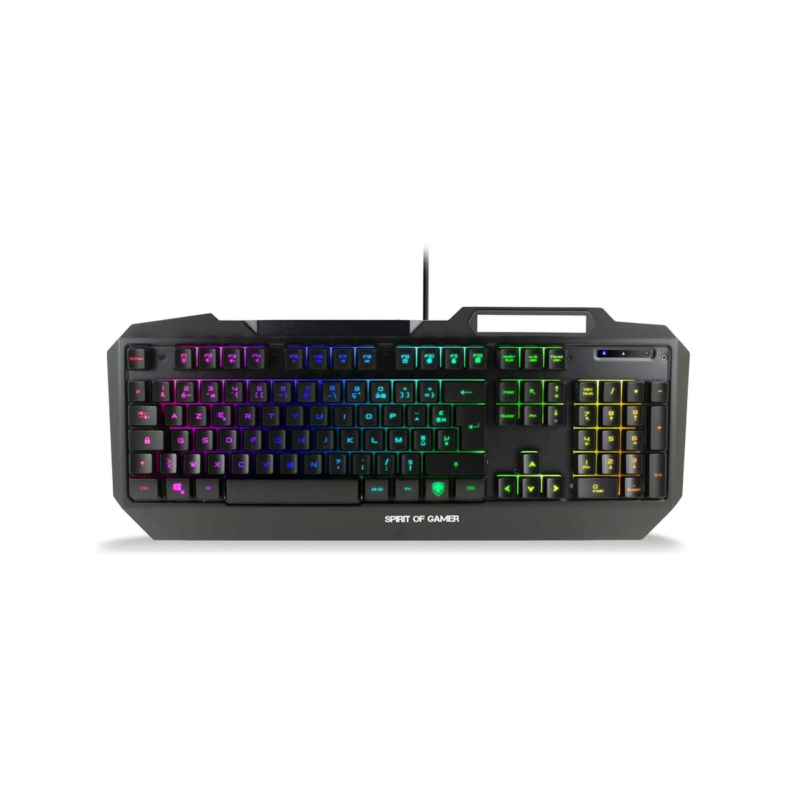 Clavier Gaming Semi Mécanique Spirit Of Gamer Rgb (Cla-Ek40)