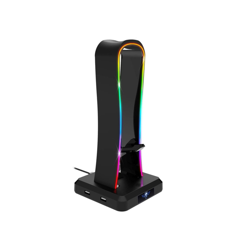 Support De Casque Spirit Of Gamer Std1 Rgb Noir