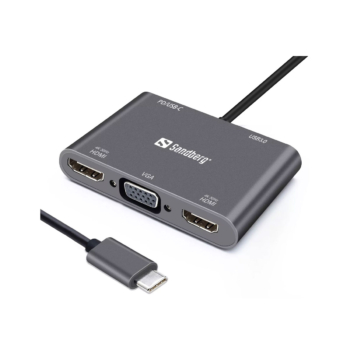 Station d'accueil Sandberg 136-35 Dock USB-C 4K