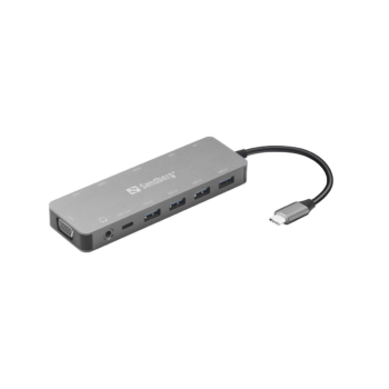 Station d'accueil Sandberg Dock USB-C 1-en-13 (136-45)