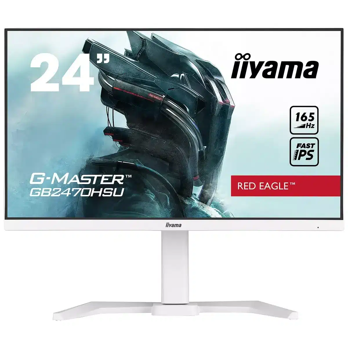 Écran Gaming 24″ Iiyama G Master Gb2470Hsu W5 Full Hd Rapid Ips 0.8 Ms 165Hz Blanc 1 Iiyama G Master Gb2470Hsu W5