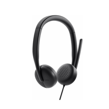 Micro Casque Stéréo Filaire Dell WH3024 Noir