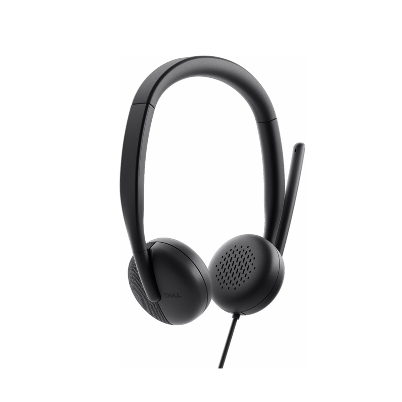 Micro Casque Stéréo Filaire Dell Wh3024 Noir