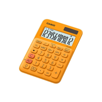 Calculatrice de Bureau CASIO MS-20UC-OR Orange