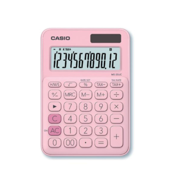 Calculatrice de Bureau CASIO MS-20UC-RS Rose