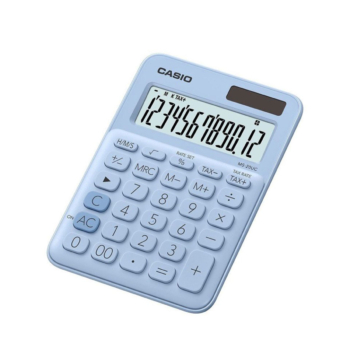 Calculatrice de Bureau CASIO MS-20UC-BLW Bleu Clair