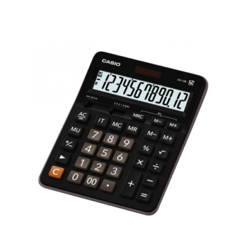 Calculatrice de Bureau CASIO GX-12B-BK Noir