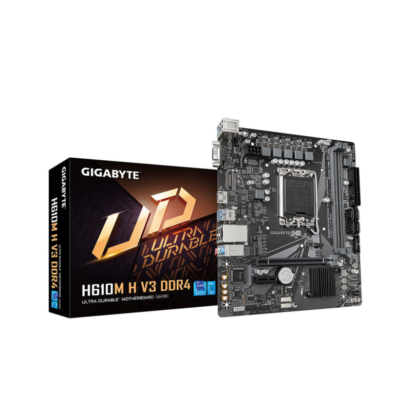 Carte Mère Gamer Gigabyte H610M H V3 Ddr4 Lga 1700