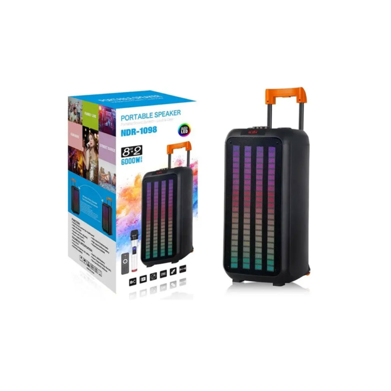 Haut Parleur Sans Fil Portable Ndr-1098 Rgb