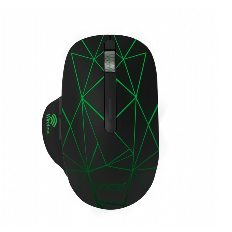 Souris Sans Fil Rechargable Inca Iwm-551 Rgb Noir