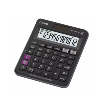 Calculatrice de Bureau CASIO MJ-120DPLUS Noir