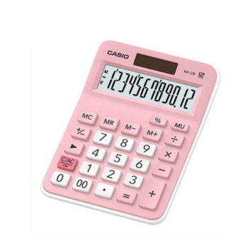 Calculatrice de Bureau CASIO MX-12B Rose