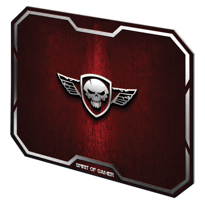 Tapis Souris Spirit Of Gamer Winged Skull Rouge (Sog-Pad01Mr)