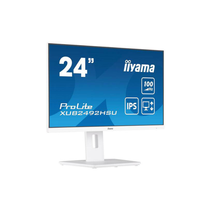 Écran Iiyama Prolite 23.8” Ips Led Blanc (Xub2492Hsu-W6)