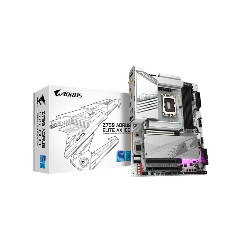 Carte Mère Gamer Gigabyte Z790 Aorus Elite Ax Ice Ddr5