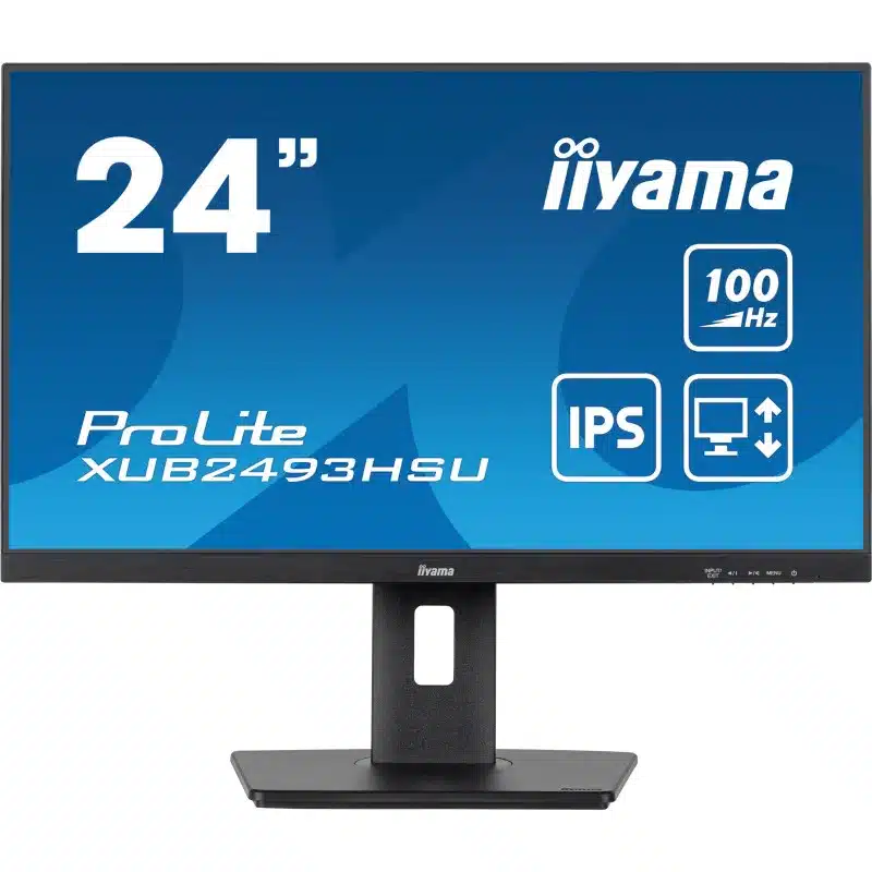 Écran 24&Quot; Iiyama Prolite Xub2493Hsu-B6 Full Hd Ips 100 Hz Haut-Parleurs Intégrés Noir 1 Iiyama Prolite Xub2493Hsu-B6