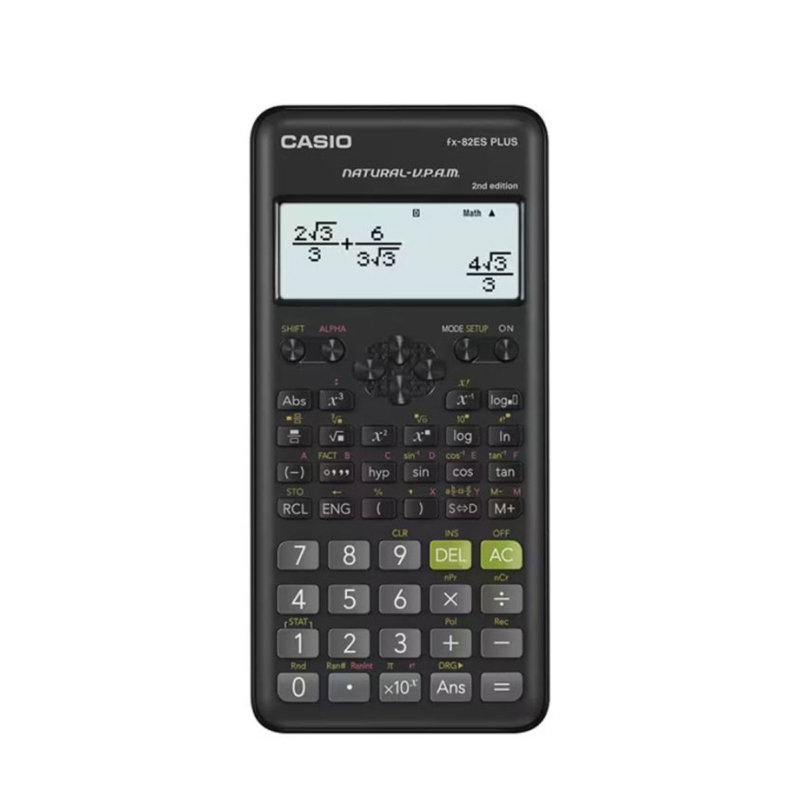 Calculatrice Scientifique Casio Fx-82Es Plus Noir