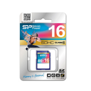 Carte Mémoire SD Silicon Power 16 Go Class 10