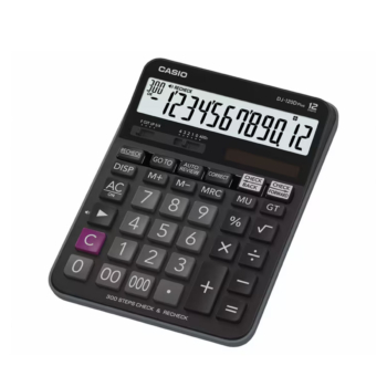 Calculatrice de Bureau CASIO DJ-120DPLUS Noir