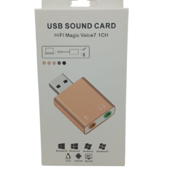 Carte Son USB 7.1