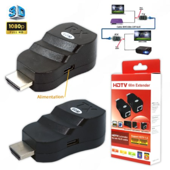 Adaptateur Hdmi 1080P Vers RJ45 60M