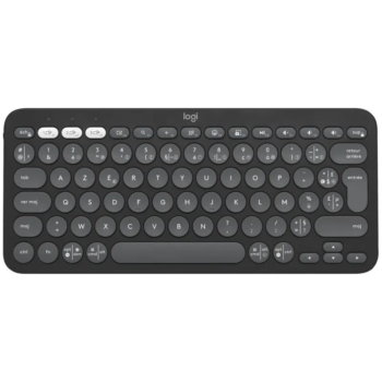 clavier sans fil logitech wireless pebble keys 2 k380s qwerty easy switch graphite (2)