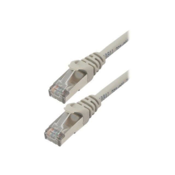 Cordon De Brassage Cat6 STP 0.5M Gris